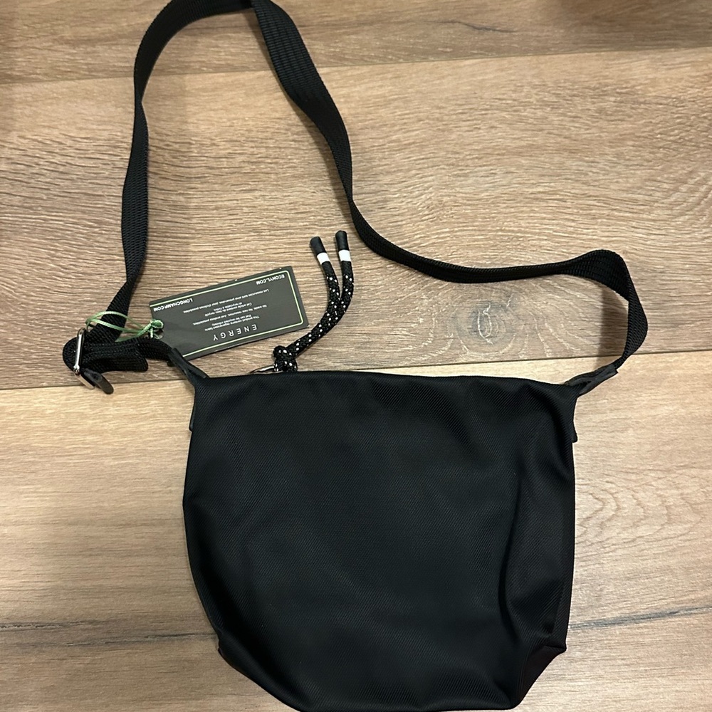 Longchamp Le Pliage Energy XS Crossbody Bag Black NWT ECONYL Recycled Nylon